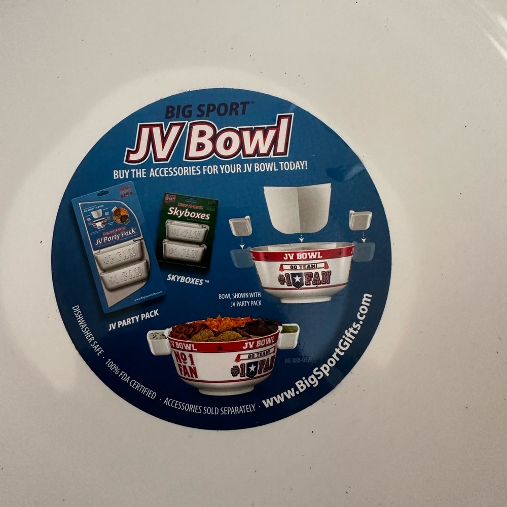 Arkansas Razorbacks Party Bowl - Picture 5 of 6